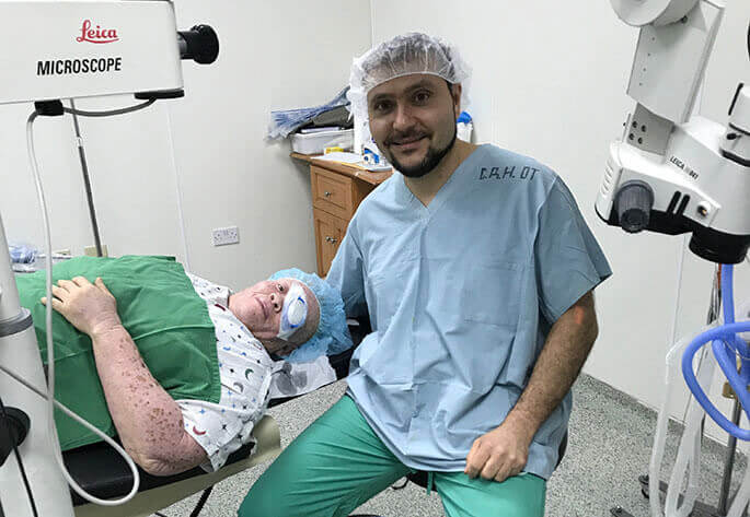 dr ai ghoul with patient